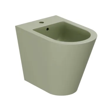 Биде приставное Azzurra Forma 54х37х42, с 1 отв под смеситель,с креплением, nature green FMBIT000000MNA
