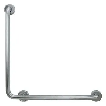 Поручень Nofer настенный угловой для людей с огр. Возможностями 600х600 мм Матовый 15060.S