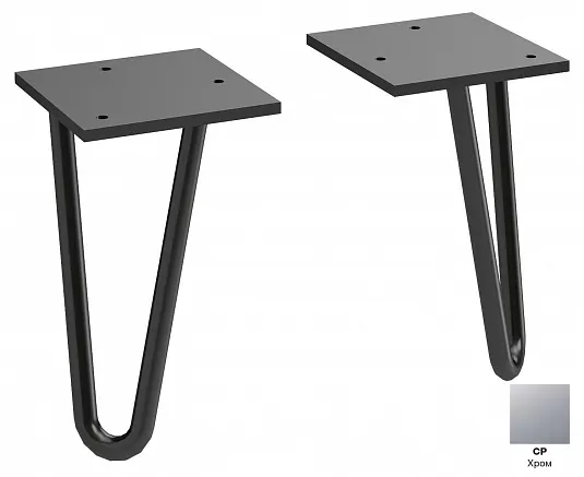 Jacob Delafon Odeon Rive Gauche Ножки для мебели 12 см , хром