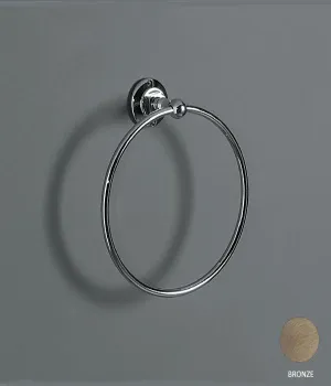 Полотенцедержатель-кольцо подвесной Simas Victoria 260205br бронза