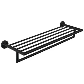 Полка для полотенец Nofer NIZA черная 16853.N