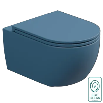 Чаша подвесного унитаза GSG Ceramic Design Like White/Denim Matt LKWCSOECBI000/027