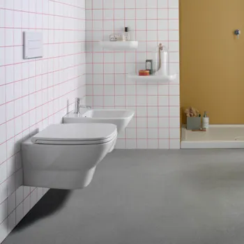 Биде подвесное Globo Daily 53х37см, с 1 отв. под смеситель, с системой скрытого крепежа, белый DAS09.BI*1