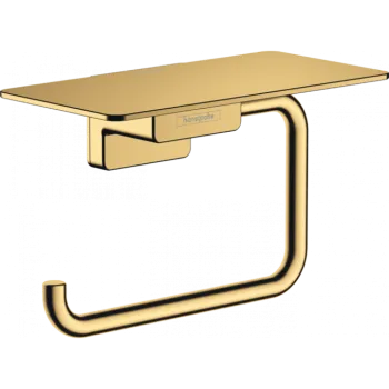 Hansgrohe AddStoris Держатель туалетной бумаги с полочкой для телефона, золото