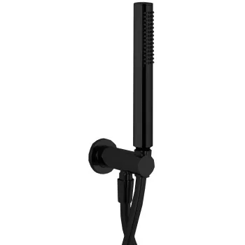 Душевой гарнитур Fima Carlo Frattini Set Doccia ручной душ с держателем и шланогом 150, чёрный матовый F2287/4NNS