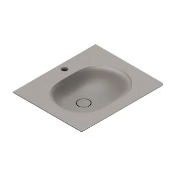 Раковина консоль Catalano Sfera 60x50, с 1 отв, Tortora Satinato 520611032