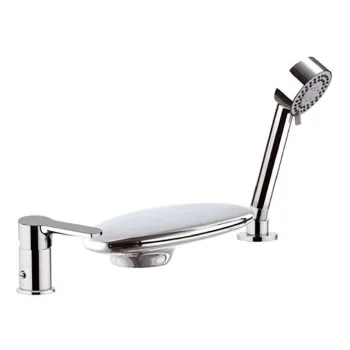 Смеситель для ванны Remer Winner  набортный хром W07UF