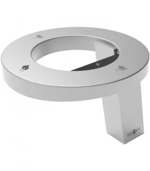 Смеситель для раковины Nofer Concept 3 01901.S с сушилкой для рук и дозатором мыла, хром