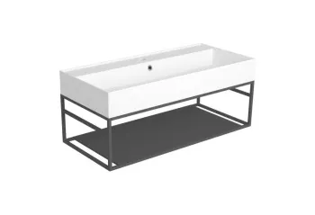 Тумба под раковину подвесная Simas Agile AGSS101 101x28 см черный