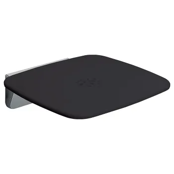 Сиденье для душа Colombo Complementi с креплениями к стене, 160кг, черный B9645.NE