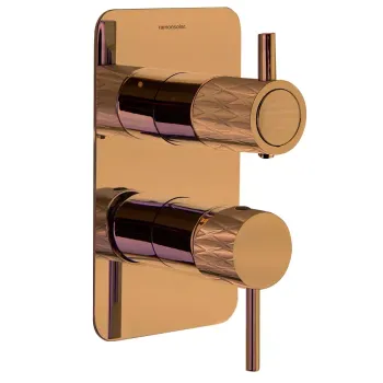 Смеситель для душа Ramonsoler Odisea встраиваемый на 3 выхода joya с внутренней частью медь 591513SCUC