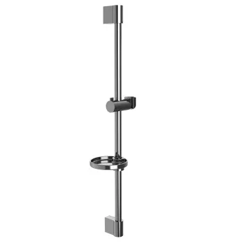 Душевая штанга Fima Carlo Frattini Saliscendi с мыльницей и держателем ручного душа, хром F2679/1CR