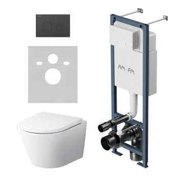 Инсталляция с унитазом AM.PM Sense IS110138.741701