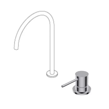 Смеситель для раковины Ritmonio Diametro35 S PR52AW211IX хром