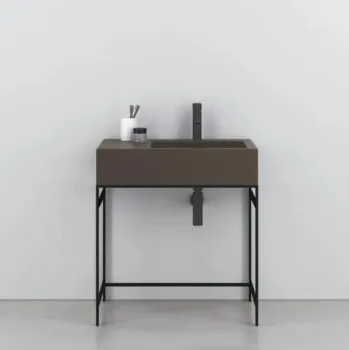 Раковина накладная Cielo I Narcisi NALAMDX FN 76 см правая коричневый