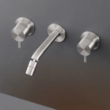 Смеситель для ванны CЕА Design Milo360 MIL 39 S с гибким изливом сталь