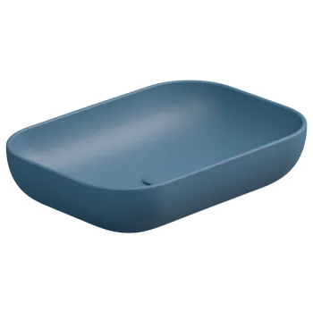 Раковина накладная 60x42 см GSG Ceramic Design Easy EALAVRE60027 Denim Matt