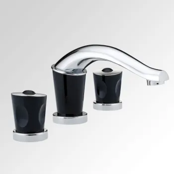 Смеситель для раковины THG Bagatelle Pierre Noire U3E-A02-151 хром