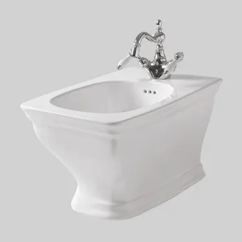 Биде подвесное Artceram CIVITAS 36х54, с крепеж. с 1 отв под смес, белый CIB001 01 00 bi*1