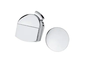 Внешняя часть излива на ванну hansgrohe Exafill 58127000 с набором для слива и перелива