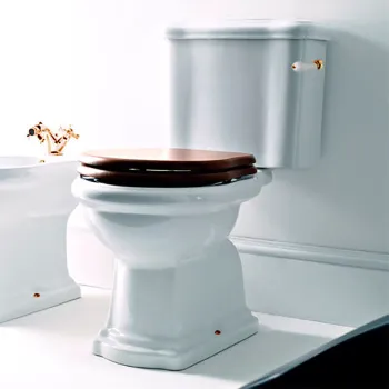 Бачок для унитаза моноблок Kerasan Retro 1012/1013, с боковым отверстием для ручки механизма, без механизма слива, белый 107101