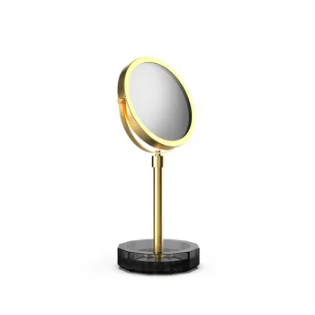 Зеркало косметическое Decor Walther Kristall KR KSA Антрацит / Золото матовое 941994