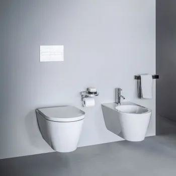 Laufen Kartell Биде подвесное 545х370х290мм, с 1 отв. под смеситель, без боковых отв, с покр. LLC, цвет: белый