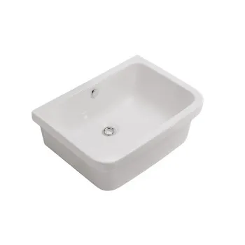 Раковина Globo Lavarredo IRIS 60х46х22см, без отв-я под смеситель, белый VA044.BI*0