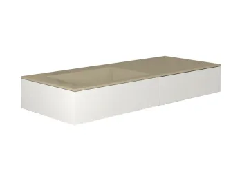 Раковина встраиваемая Cielo Milano MILASF LN 120 см коричневый