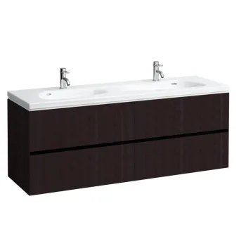 Laufen Palomba Тумба под раковину 814809, 1585х495х590мм, с 4 выдвиж. ящиками, без розетки, цвет: темная вишня/cherry vermont dark (НЕ произв!)