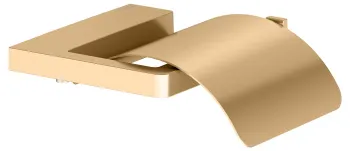 Держатель туалетной бумаги Keuco Moll 12760250000 с крышкой, латунь шлифованная