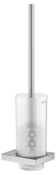 Туалетный ершик Keuco Edition 11 11164219000 с хрустальной матовой колбой, сталь finish