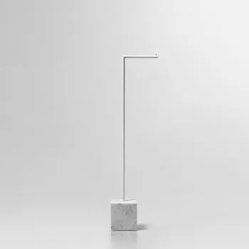 Держатель туалетной бумаги Antonio Lupi Bivio напольный, база из мрамора Carrara satinato, Bianco opaco А0002457116