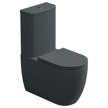 Чаша напольного унитаза GSG Ceramic Design Like White/Ebano Matt LKMBLBI000/028P