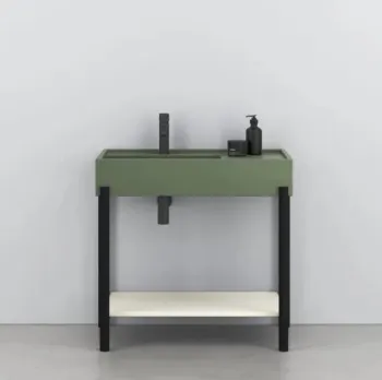 Раковина накладная Cielo Plinio PNLA AG 140 см зеленый