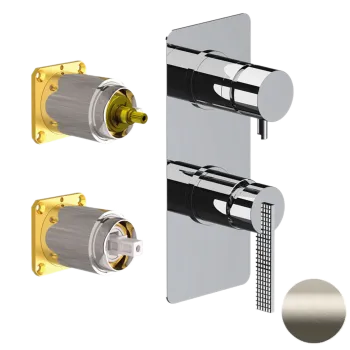 Смеситель для душа Daniel Club ANC612D3KBXV сталь