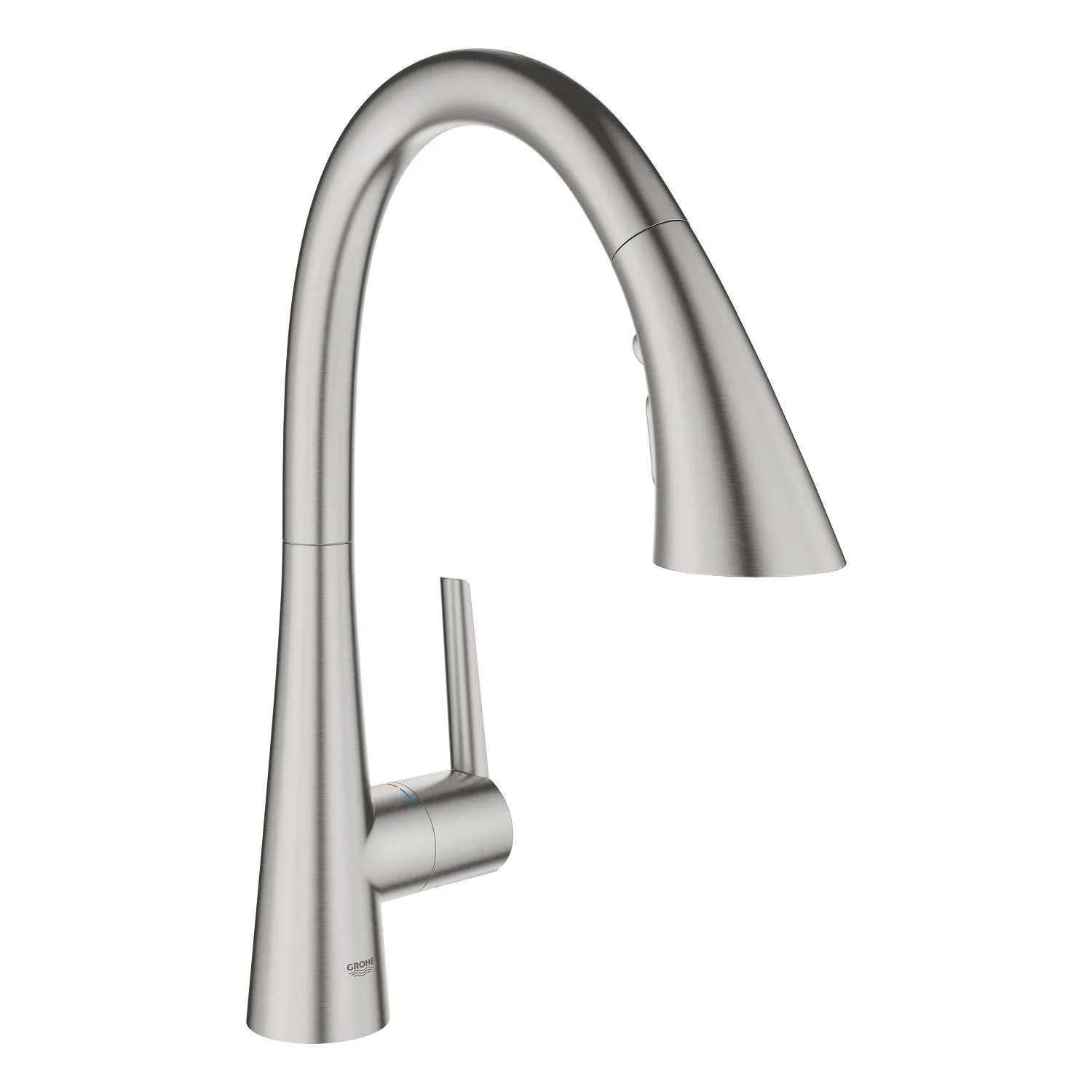 Смеситель однорычажный для мойки, GROHE Zedra New, суперсталь, 32294DC2