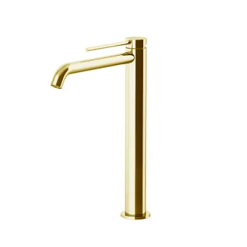 Смеситель для раковины высокий Gattoni Circle Two 302 9148/91D0 золото