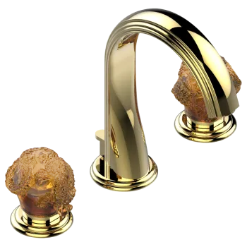 Смеситель для раковины THG Sun Dragon U5D-F01-151LED полированное золото