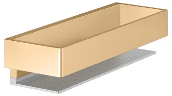 Корзинка для душа Keuco Edition 11 11158250000 алюминий\латунь шлифованная