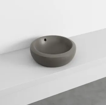 Раковина накладная Cielo Fluid FLLA45 FN 45 см коричневый