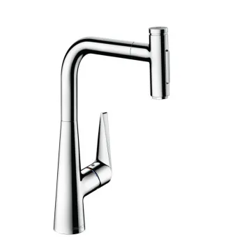 Смеситель для кухни hansgrohe Talis Select M51, 300, 2jet 72823000 с вытяжным душем