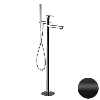 Смеситель для ванны Daniel Tiara TA67815 чёрный матовый