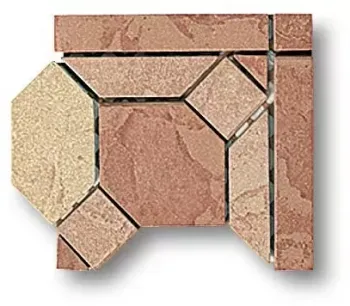 Керамогранит Casalgrande Padana Ardesia Angolo A Naturale 15х15