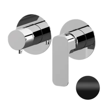 Смеситель для душа Daniel Tiara TA625D315 чёрный матовый