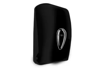 Диспенсер Nofer Black для листовой туалетной бумаги черный 05118.N