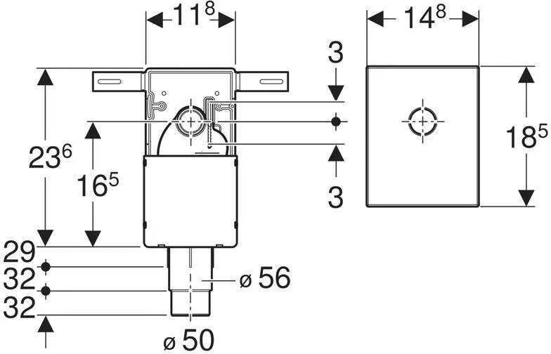 Сифон Geberit 151.120.11.1 белый
