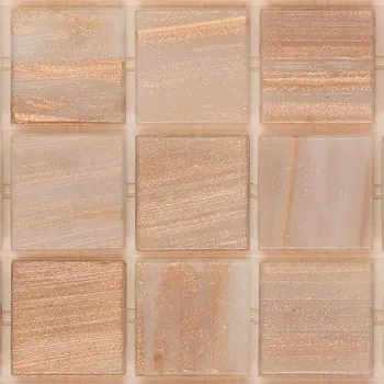 Стеклянная мозаика с авантюрином тон на бумаге Trend Brillante Opale 220 1 Luc 2x2