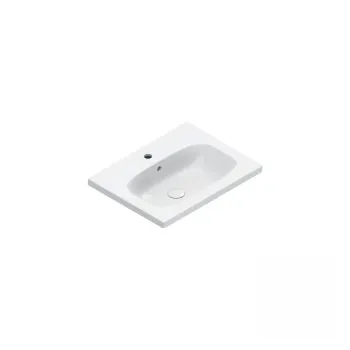 Раковина 60×46 Catalano Alvea с 1 отверстием Bianco lucido 0620601001