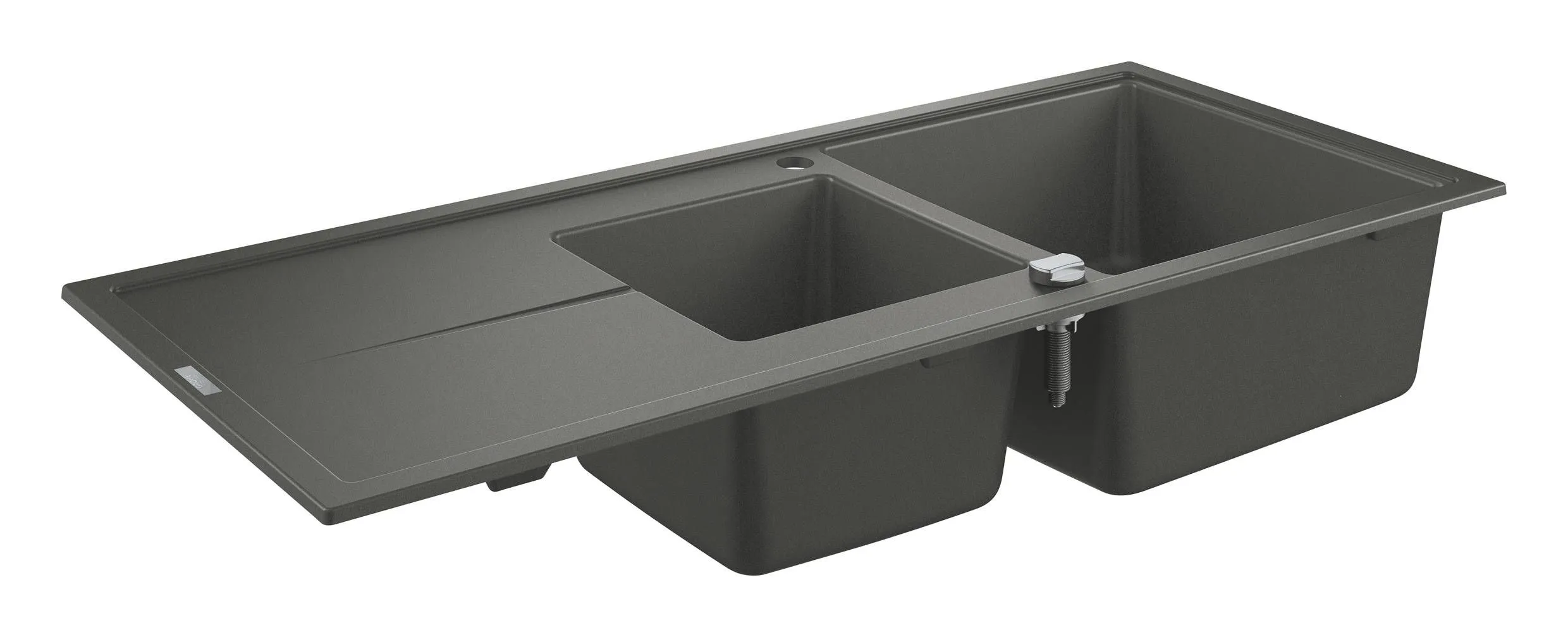 Мойка GROHE K400 с 1,5 чашей, серый гранит 31643AT0